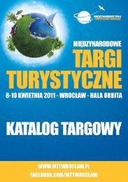 Catalogue 2011 - International Tourism Trade Show - Wroclaw 2010