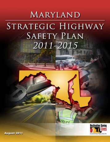 SHSP (PDF,1081KB) - Maryland State Highway Administration