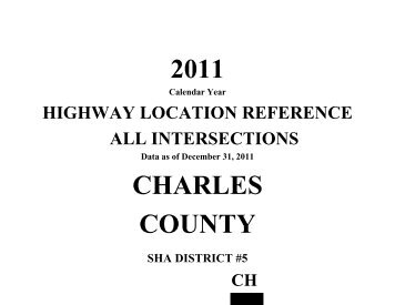Charles County - Maryland State Highway Administration