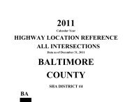 Baltimore County - Maryland State Highway Administration