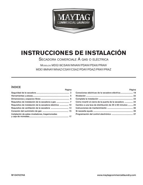 INSTRUCCIONES DE INSTALACIÓN