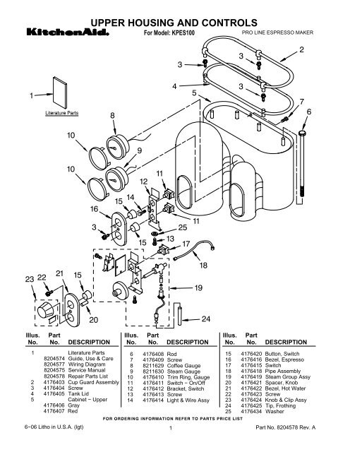 Parts List