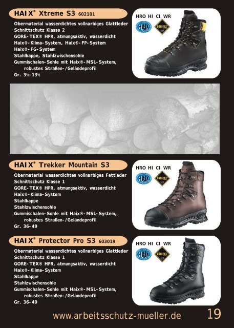 Schuhkatalog 2008 2009 - arbeitsschutz-mueller.de