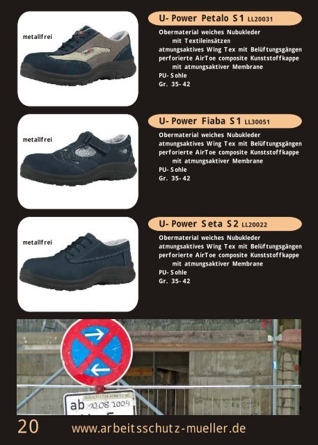 Schuhkatalog 2008 2009 - arbeitsschutz-mueller.de