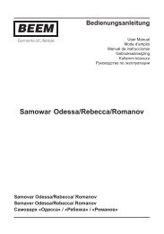 Samowar Odessa/Rebecca/Romanov - Beem