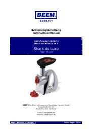 Fleischwolf Shark (DE, EN) - Beem