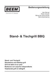 Stand- & Tischgrill BBQ - Beem