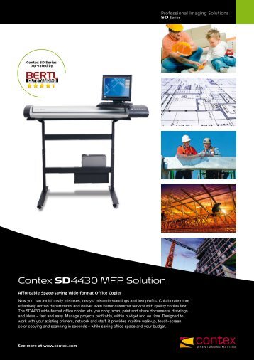 Contex SD4430 MFP Solution