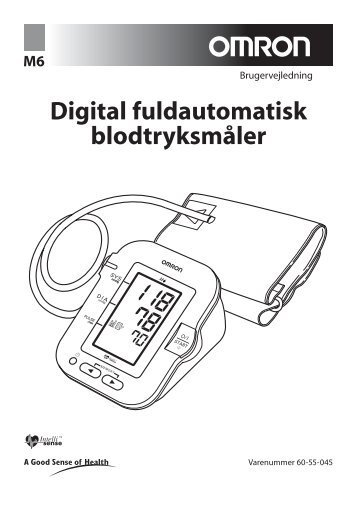 Digital fuldautomatisk blodtryksmåler - Mediq Danmark A/S