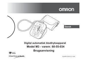 Model M3 - varenr. 60-55-034 Brugsanvisning - Mediq Danmark A/S