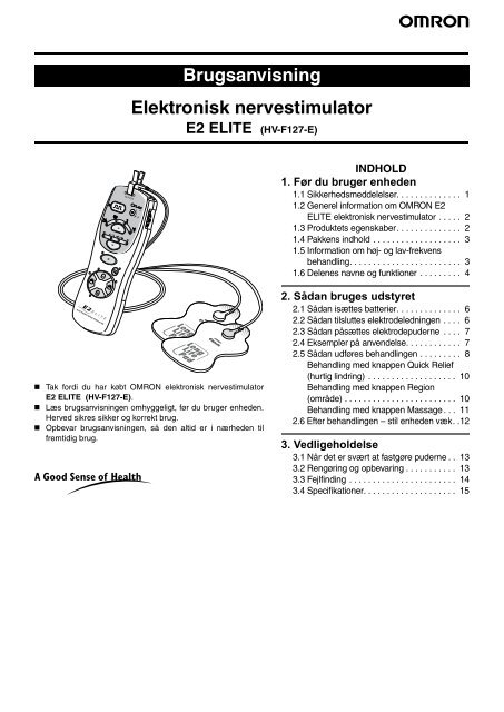 • Brugsanvisning - Mediq Danmark A/S