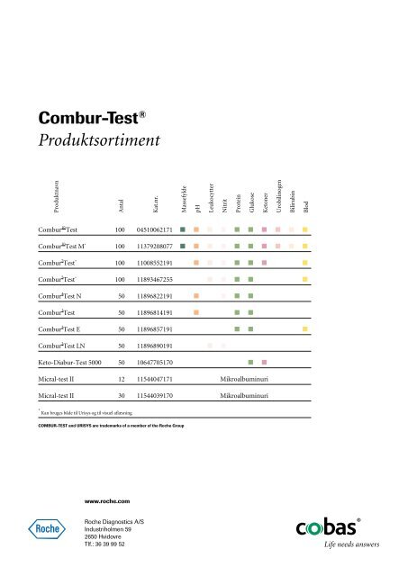 Fordele ved Combur-Test urinteststrimler - Mediq Danmark A/S