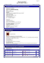 Sikkerhedsdatablad - Mediq Danmark A/S