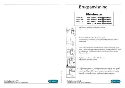 Brugsanvisning - Mediq Danmark A/S