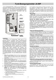 Funk-Bewegungsmelder JA-80P