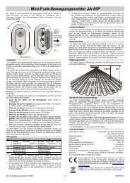 Mini-Funk-Bewegungsmelder JA-85P