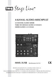 4-KANAL-AUDIO-MISCHPULT - Monacor