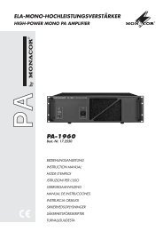 PA-1960 - Monacor