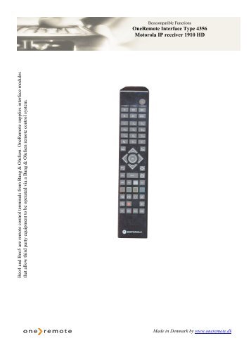 OneRemote ORIGINAL GB USE