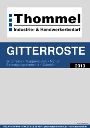 Thommel Gitterroste - Thommel I & H GmbH