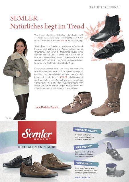 Zeitschrift lesen... - Gesunde Schuhe