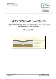 VERSICKERUNGS-HANDBUCH - AQUA-Bautechnik