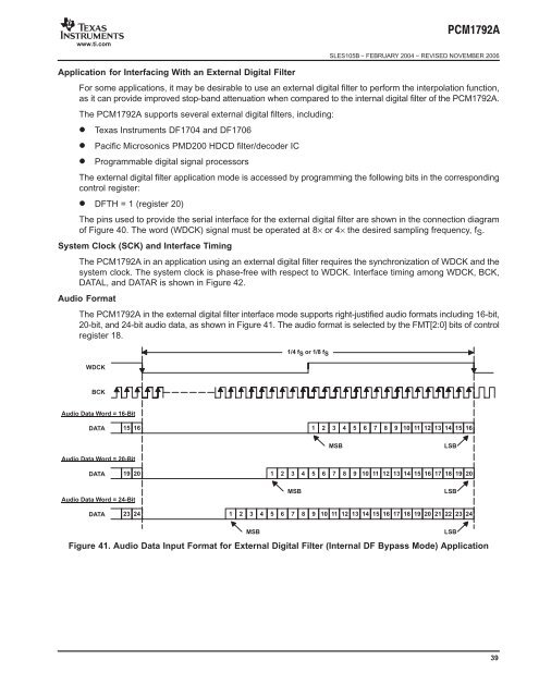 24-Bit, 192-kHz Sampling, Advanced Segment, Audio Stereo DAC ...