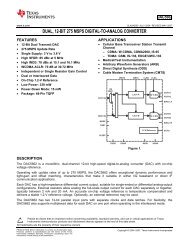 Dual, 12-Bit, 275 MSPS Digital-to-Analog Converter (Rev. B