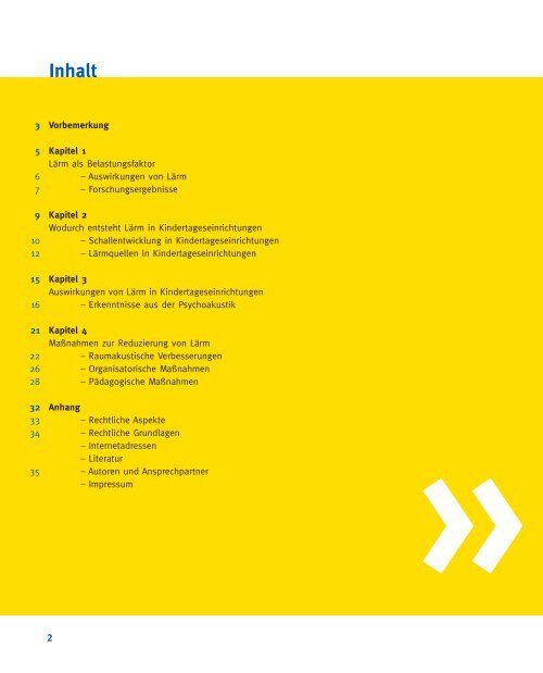 Lärmprävention in Kindertageseinrichtungen, Hrsg. - Sichere Kita