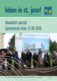 Hausblatt spezial - Spatenstich-Feier 21.05.2010 - Kreuzschwestern ...