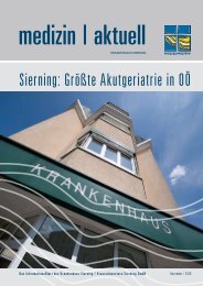 Größte Akutgeriatrie in OÖ_ 12 2010.pdf - Kreuzschwestern Sierning ...