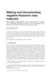 Making and characterizing negative Poisson's ratio materials