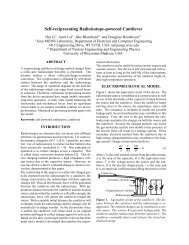 Self-reciprocating Radioisotope-powered Cantilever - University of ...
