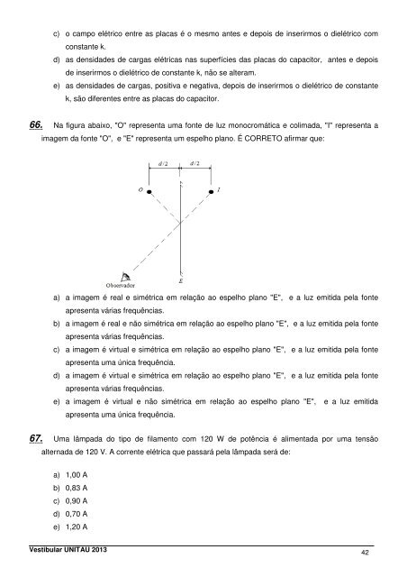 PROVA–TIPO 4 MEDICINA - unitau