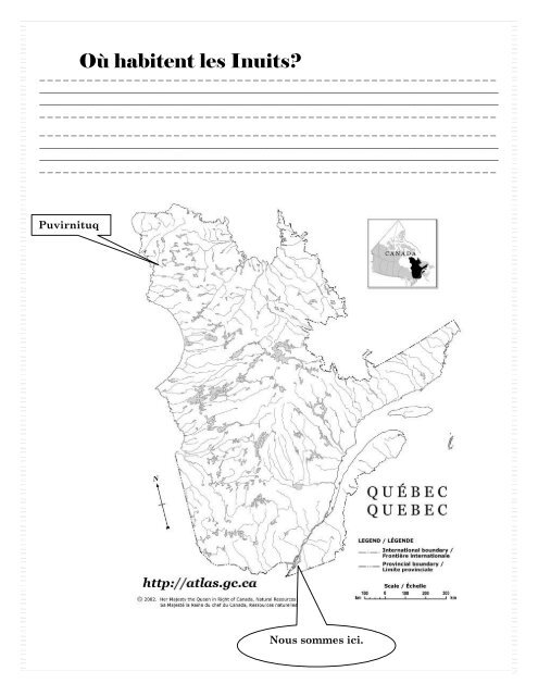 Les Inuits et le Grand Nord - Six pieds sur Terre