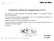 Cahier des situations de cd2 et cd3 - Six pieds sur Terre