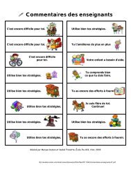 Commentaires des enseignants - Six pieds sur Terre