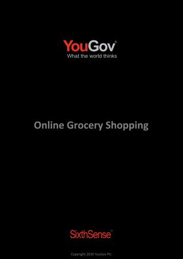 Online Grocery Shopping - SixthSense - YouGov