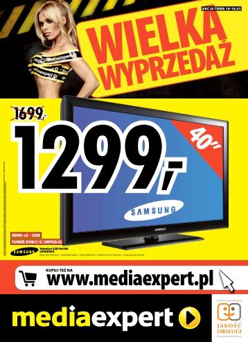 HDMI x2 ? USB TUNER DVB-T/C (MPEG-4) - Mediaexpert.pl
