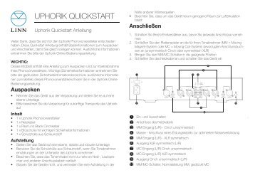 UPHORIK QUICKSTART