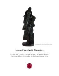 Lesson Plan: Cubist Characters - Smart Museum of Art - University ...