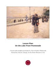 Lesson Plan: On the Lake Front Promenade - Smart Museum of Art ...