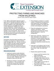 PROTECTING FARMS AND RANCHES FROM WILDFIRES - Smith