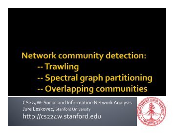 slides - SNAP - Stanford University