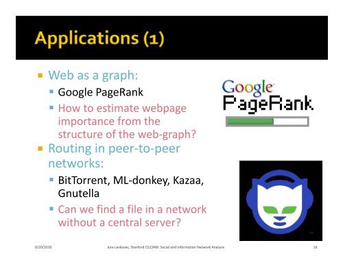 Slides - SNAP - Stanford University