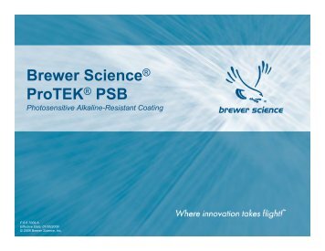 Brewer Science® ProTEK® PSB