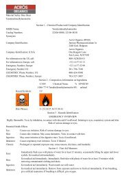 Material Safety Data Sheet Tetrakis(dimethylamino)tin Section 1 ...