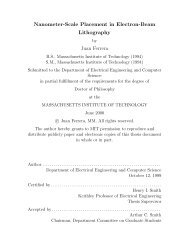 Nanometer-Scale Placement in Electron-Beam Lithography - Space ...