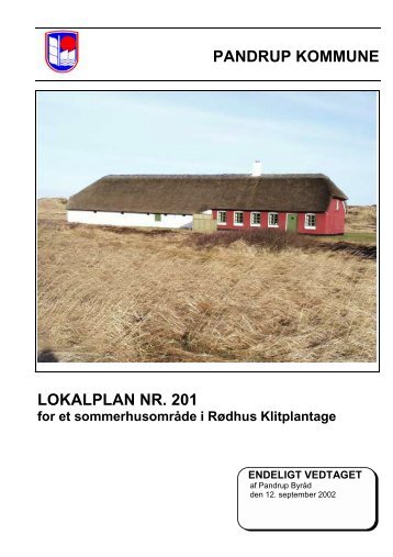 lokalplan nr. 201 bestemmelsesdel