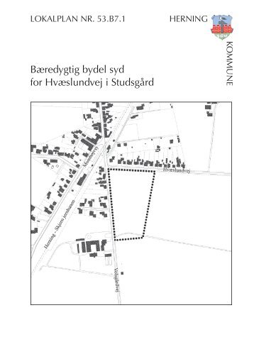 Bæredygtig bydel syd for Hvæslundvej i Studsgård